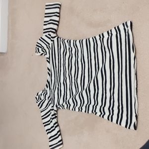Striped stretchy top